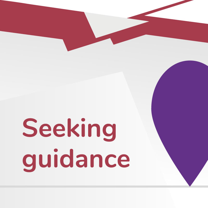 Seeking guidance Link to Seeking guidance